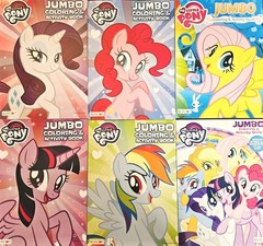 My Little Pony Jumbo Coloring & Activity Books Gift Set Of 6 — Over 450 pages!