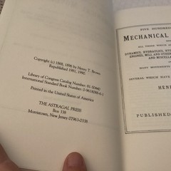 Five Hundred and Seven Mechanical Movements Paperback Henry T. Br