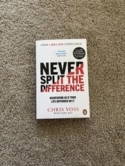 Never Split the Difference Chris Voss Paperback Negotiation Book