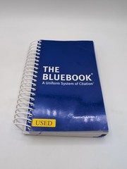 The Bluebook: A Uniform System of Citation, 20th Edition VERY GOOD CONDITION
