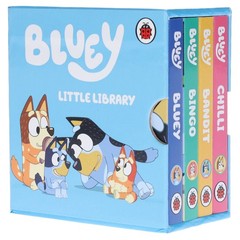 Bluey 4 Books (Bluey, Bingo, Bandit & Chilli) Set — Ages 0-3 — Board Book